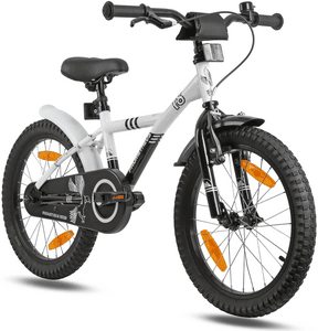 Kinderfahrrad 18" weiß-schwarz