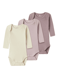 Langarmbody 3er Pack Keepsake Lilac