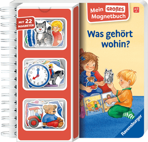 Mein großes Magnetbuch: Was gehört wohin?