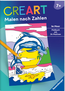 CreArt Malen nach Zahlen ab 7: Im Meer