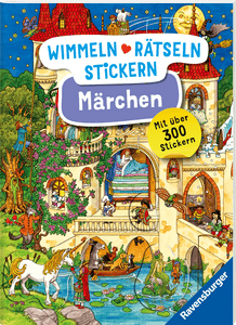 Wimmeln, Rätseln, Stickern: Märchen