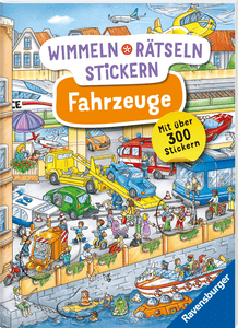 Wimmeln, Rätseln, Stickern: Fahrzeuge