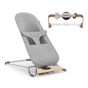 Sdraietta Mira Stella Grey Mélange incl. arco gioco Wonder Wheel
