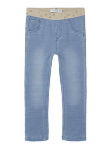 Sweatjeans Nmfsalli Light Blue