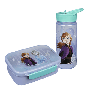 Snackboks og drikkeflaskesett - Disney Frozen