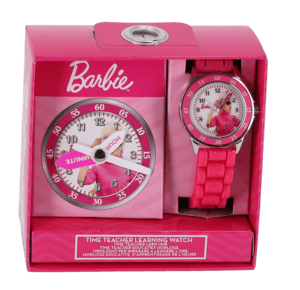 Barbie Time Teacher Lernuhr pink