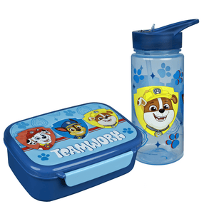 Set de caja de snacks y botella para beber - Paw Patrol