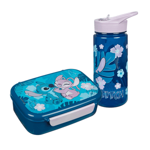 Set de caja de snacks y botella -Disney Stitch