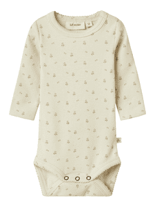 Lil'Atelier Langarmbody Nbfgago Turtledove Flower