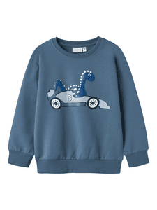 Sweat-shirt Nmmbarlas bleu de Chine