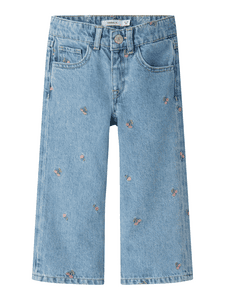 Light Jeans larghi Nmfrose Blu Denim