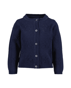 Ultramarinfarvet cardigan