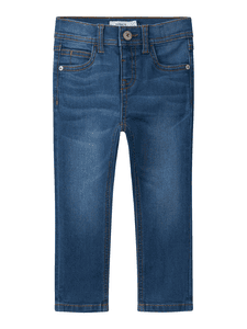 Jeans Nmmsilas Denim Blu Scuro