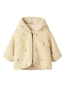 Lil'Atelier Sherpa Jacke Nbfnalo Bleached Sand