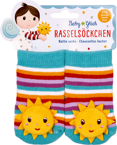 Solrangle-sokker - BabyGlück, one size (2-12 måneder)