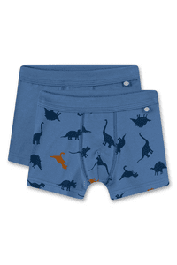 Hipshorts Doppelpack blau