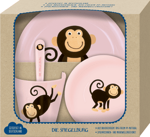 Geschirr Geschenkset Affe - Freche Rasselbande
