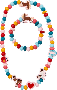 Conjunto de bisutería - Mi pequeña granja de ponis (pulsera + collar)