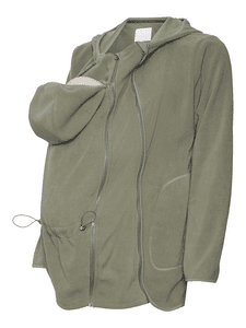 MLMILLE Vetiver fleece babydraagjack