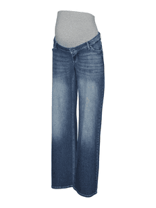 Light mama licious positiejeans MLJADA Blauw Denim