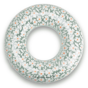 Schwimmring Ø90 cm grüne Blumen