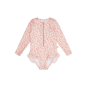 Badeanzug Leopard Pink