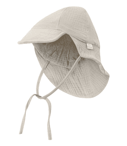 Musselin Schirmmütze solmig beige