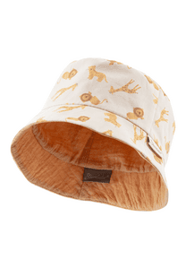 Gorro de pesca reversible jirafa naturaleza