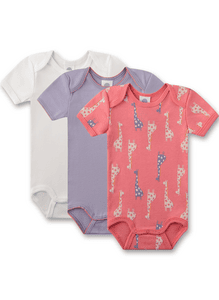 Body 3er Pack pink/lila/weiß