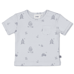 T-Shirt AOP Farm Life Blau