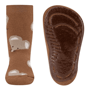 Stoppersocken SoftStep Mäuse hell nougat