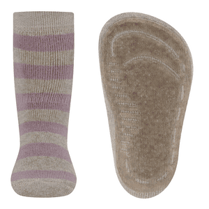 Stoppersocken SoftStep Ringel dusty mauve