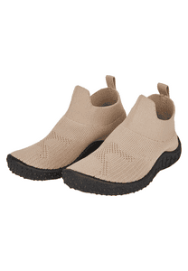 Badeschuhe Sockenform beige