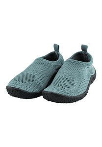 Badeschuhe gestrickt jadegrün