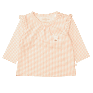 Skjorte peach check