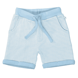 Bermudas azul nube a rayas