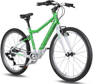 PRO® Kinderfahrrad 24 Zoll, Grün Weiss EMERALD