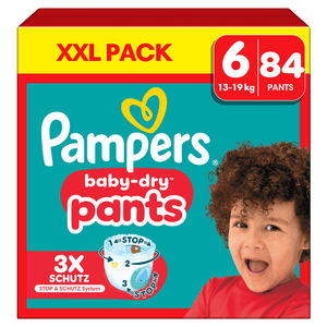 Baby-Dry Pants, Gr.6 Extra Large 13-19kg, XXL Pack (1 x 84 Pants)