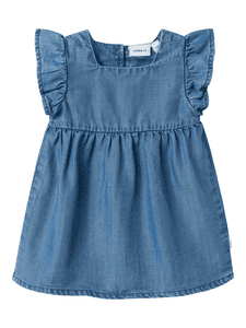 Kleid Nbfdagmar Medium Blue Denim