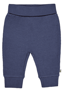 Pantalon jersey côtelé bleu