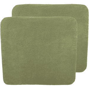 Uni Wickelauflagenbezug 2er Pack Frottee Olive Green