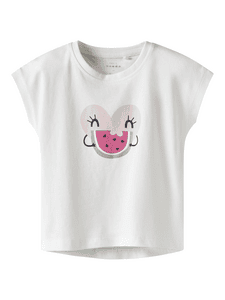 Camiseta Nmfvigea Bright White
