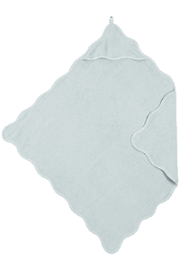 Baby Wavy toalla con capucha toalla Gris Azul