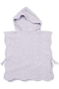 Baby Wavy Badeponcho Frottee Soft Lavender