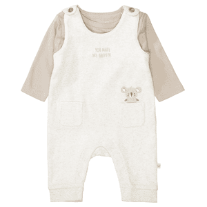 Strampler+Shirt cream