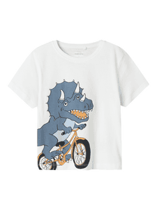 T-shirt Nmmvilasse Bright White