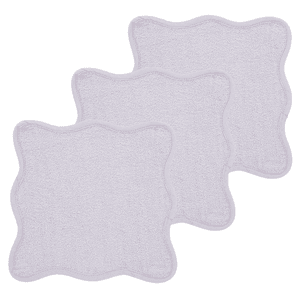 Baby Wavy Spucktücher 3er Pack Soft Lavender