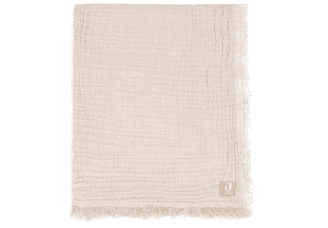 Decke Wiege Hydrophil Fringe Stripe Biscuit
