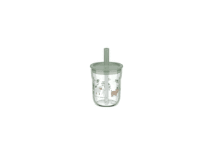 Vaso con pajita little dutch mio 250 ml - little farm
