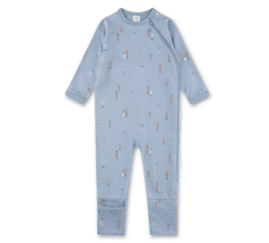 Schlafoverall blau